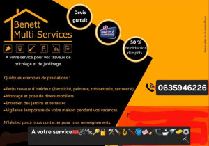 Photo de galerie - Multi Service Proposé moi MERCI de me contacté sur le Numéro affiché 