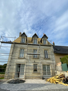 Photo de galerie - Rénovation couverture ardoise 