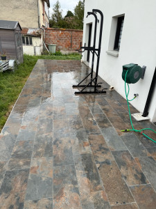 Photo de galerie - Carrelage sur terrasse 