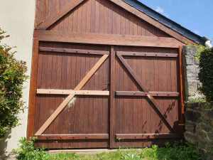 Photo de galerie - Réparation d'une porte de garage 