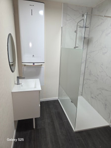 Photo de galerie - Création d'une salle de bain 