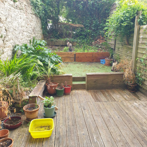 Photo de galerie - Réfection terrasse, murets  d’un jardinet