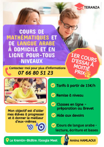 Photo de galerie - Cours à domicile 