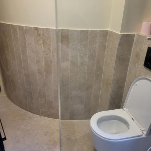 Photo de galerie - Pose carrelage salle de bain 