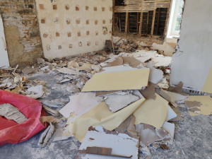 Photo de galerie - évacuation de gravats pour la déchetterie 