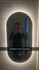 Photo de galerie - Installation miroir lumineux 