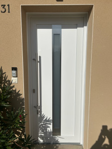 Photo de galerie - Remplacement de porte d’entrée.