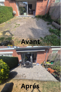 Photo de galerie - Nettoyage de terrase