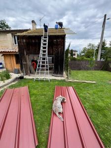 Photo de galerie - Toiture bac acier 