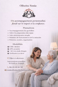 Photo de galerie - Aide et soutien à domicile 