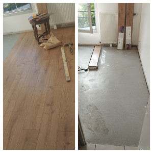 Photo de galerie - Pose de parquet - Revêtement de sol