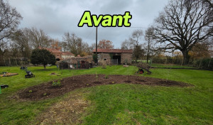 Photo de galerie - Avant: Aménagement d'un massif 