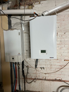 Photo de galerie - Installation chaudière frisquet 