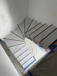 Photo de galerie - Pose de carrelage tous types sur murs et sols 