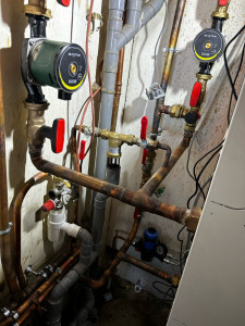 Photo de galerie - Raccordement chaudière 