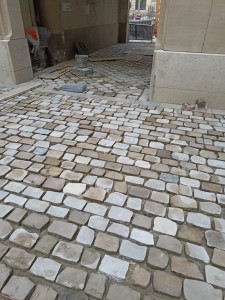 Photo de galerie - Pose de pavé