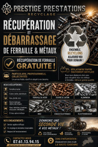 Photo de galerie - Récupération ferraille & métaux 