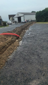 Photo de galerie - Réalisation tranché, pour passage réseaux électriques 