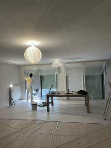 Photo de galerie - Peinture complète mur/plafond 