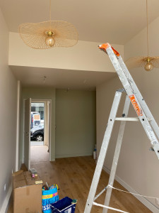 Photo de galerie - Revêtement intérieur mur et plafond en placo 