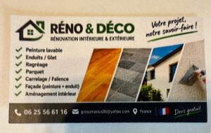 Photo de galerie - Peinture, parquet, plaques de plâtre