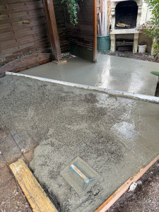 Photo de galerie - BÉTON DALLE DE TERASSE