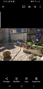 Photo de galerie - Le client voulait une pose de grès des Vosges pour un effet très rustique chantier réalisé sur Riequwhir 