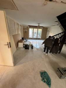 Photo de galerie - Pose de carrelage 60x60