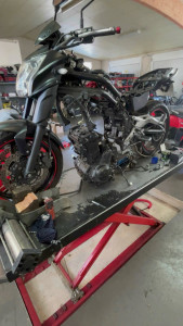 Photo de galerie - Changement moteur Kawasaki 