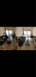 Photo de galerie - Avant et après nettoyage complet d’un appartement