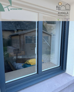 Photo de galerie - Résultat d’un nettoyage vitres 