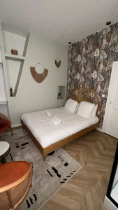 Photo de galerie - Chambre remise au propre dans un séjour  location courte durée.