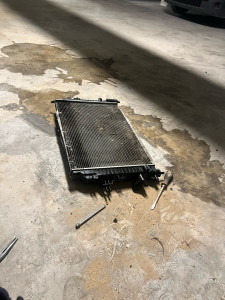 Photo de galerie - Changement radiateur Opel Zafira 