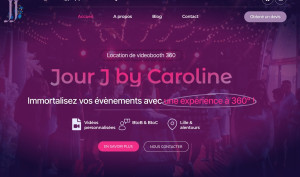 Photo de galerie - Création d'un site web pour une agence de location de matériel évènementiel