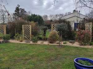 Photo de galerie - Aménagement de supports pour plantes grimpantes
