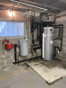 Photo de galerie - Remplacement chaudière gaz par un pac air / eau 