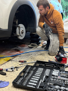 Photo de galerie - Disques et plaquettes avant sur une Citroën C3 de 2022
