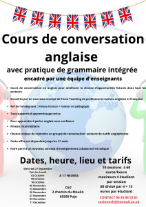 Photo de galerie - Cours d'anglais