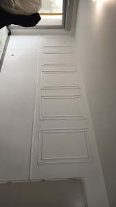 Photo de galerie - Peintures murs et plafonds + realisation de moulures decoratives