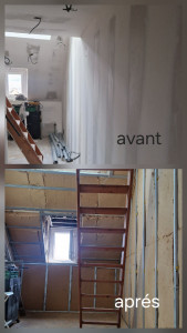 Photo de galerie - Plâtrerie - Murs - Plafonds