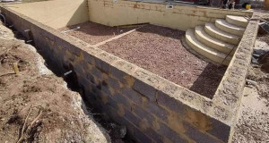 Photo de galerie - Construction piscine en agglo 