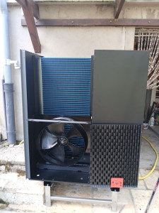 Photo de galerie - Pose de câble chauffant pompe à chaleur