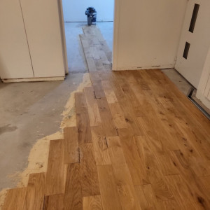 Photo de galerie - Pose de parquet - Revêtement de sol