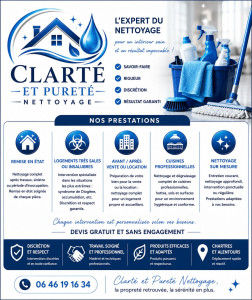 Photo de galerie - Clarté et Pureté Nettoyage – Chartres et alentours. Remise en état de maisons et appartements, logements très sales ou insalubres, nettoyage avant/après vente ou location et cuisines professionnelles. Intervention soignée, discrète et adaptée à chaque sit