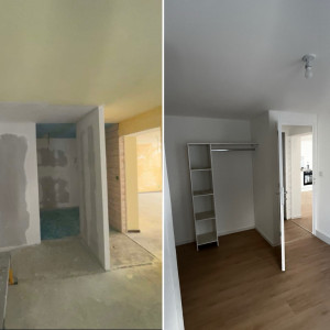 Photo de galerie - Rénovation totale d’une chambre chambre 