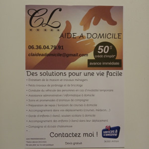 Photo de galerie - Aide à domicile
