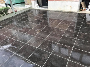 Photo de galerie - Pose pierre naturelle exterieur