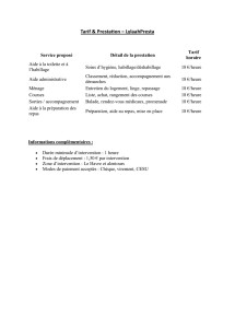 Photo de galerie - Mes prestations