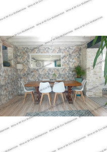 Photo de galerie - Pose du papier peint, parquet, carrelage etc...