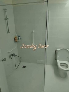 Photo de galerie - Pose de douche a l'italienne et WC 
